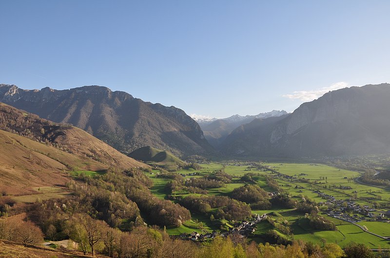 vues de la vallée d'aspe