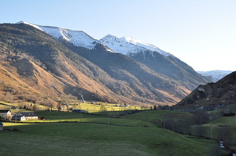 vues de la vallée d'aspe