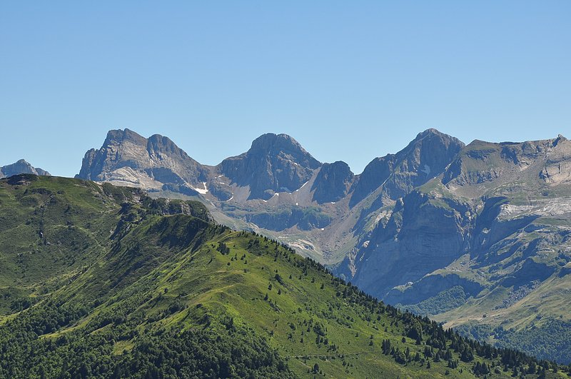 vues de la vallée d'aspe