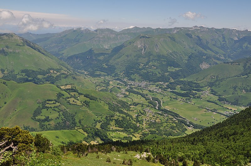 vues de la vallée d'aspe